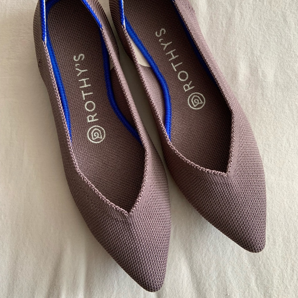 Rothy’s Point in Mink (retired) Size 6.5